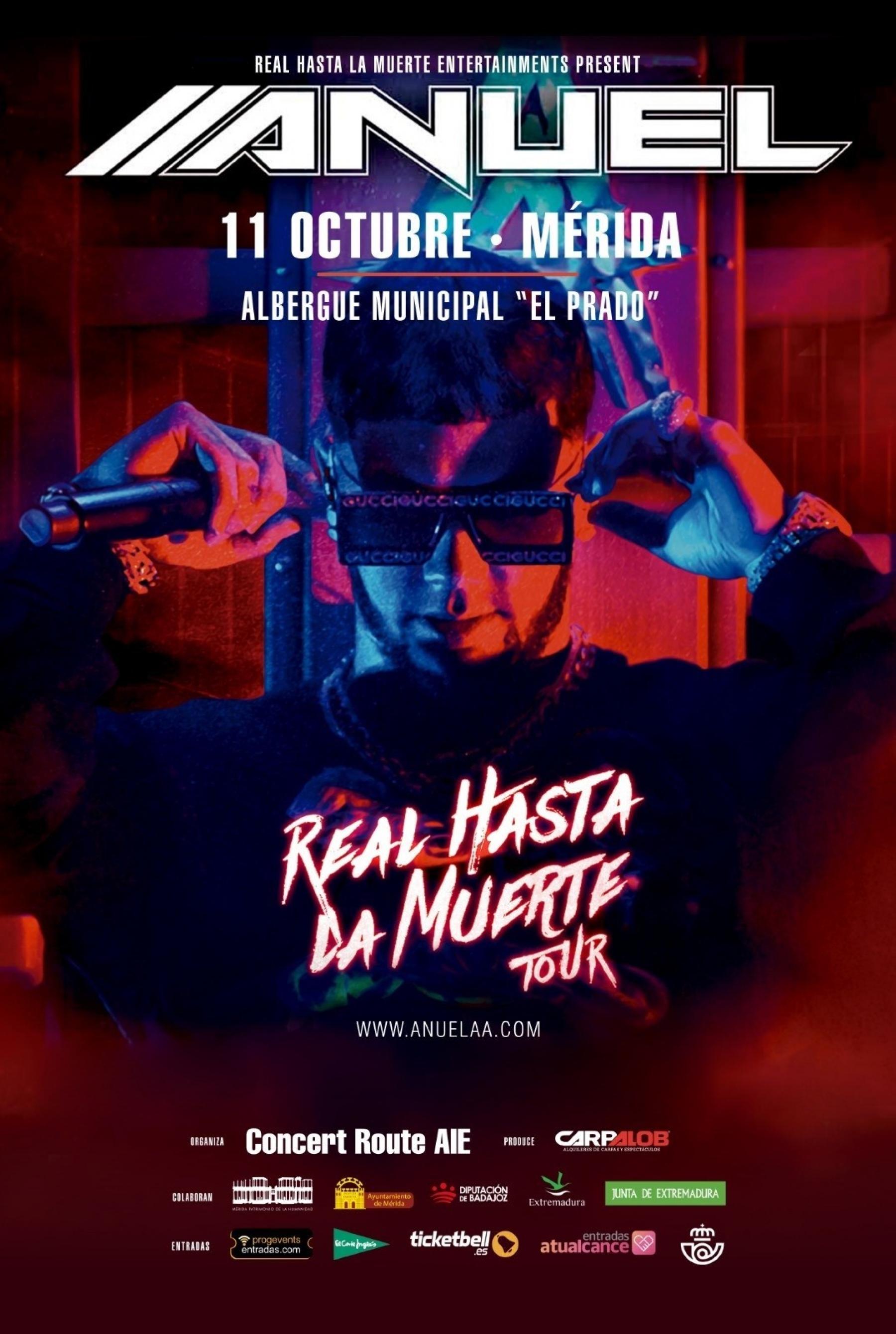 Concierto Anuel AA ‘Real hasta la muerte Tour’