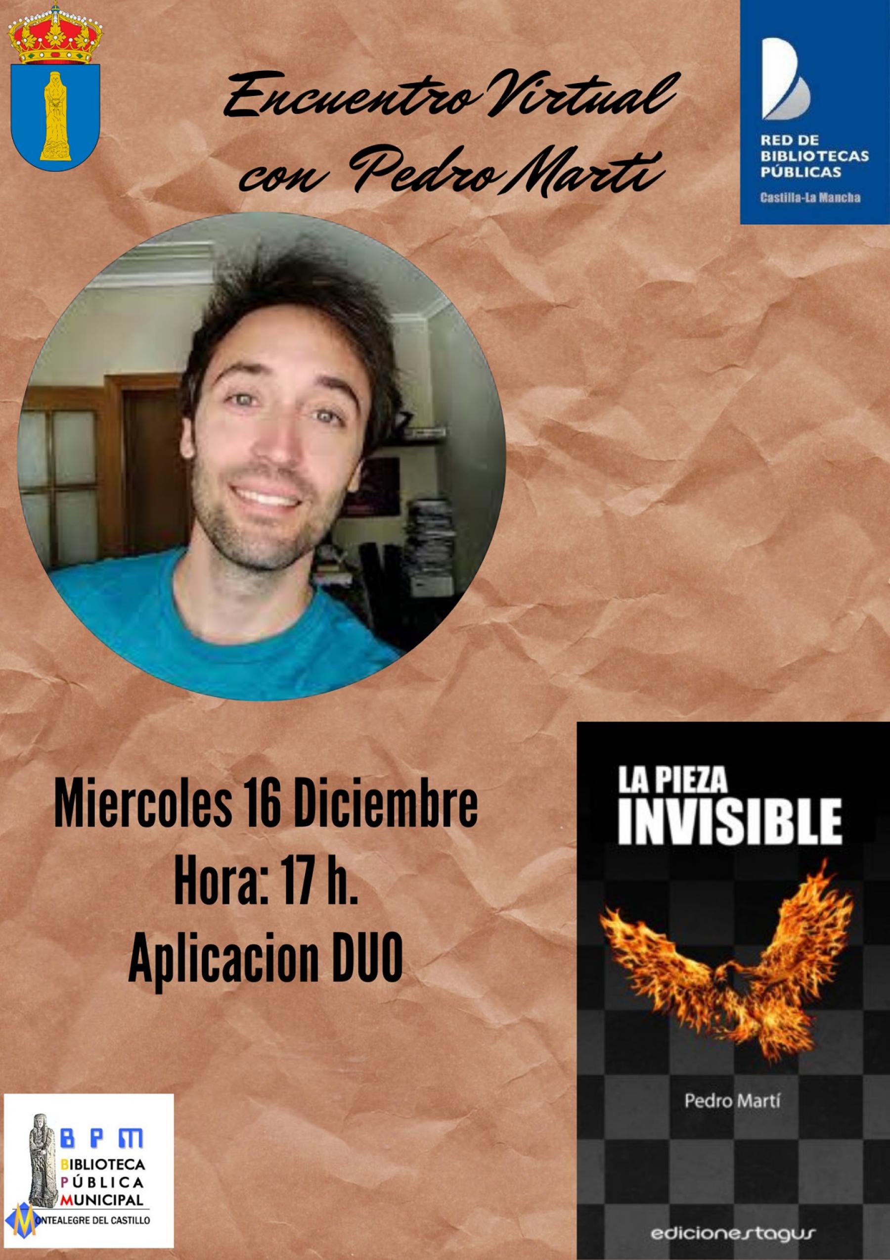 Encuentro virtual con Pedro Martí y su primera obra La pieza invisible