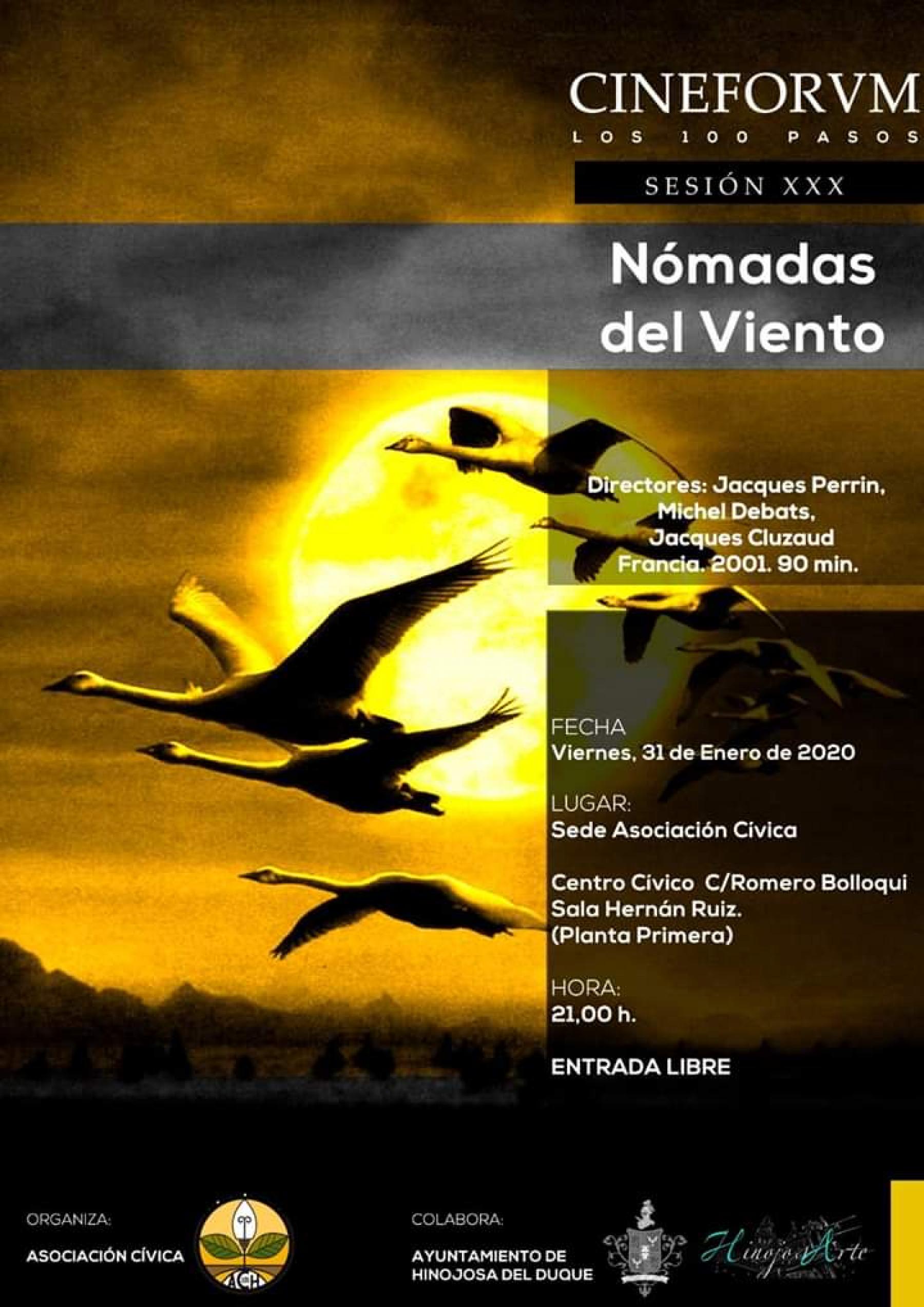 Cinefórum Los 100 Pasos, Sesión XXX: Nómadas del Viento