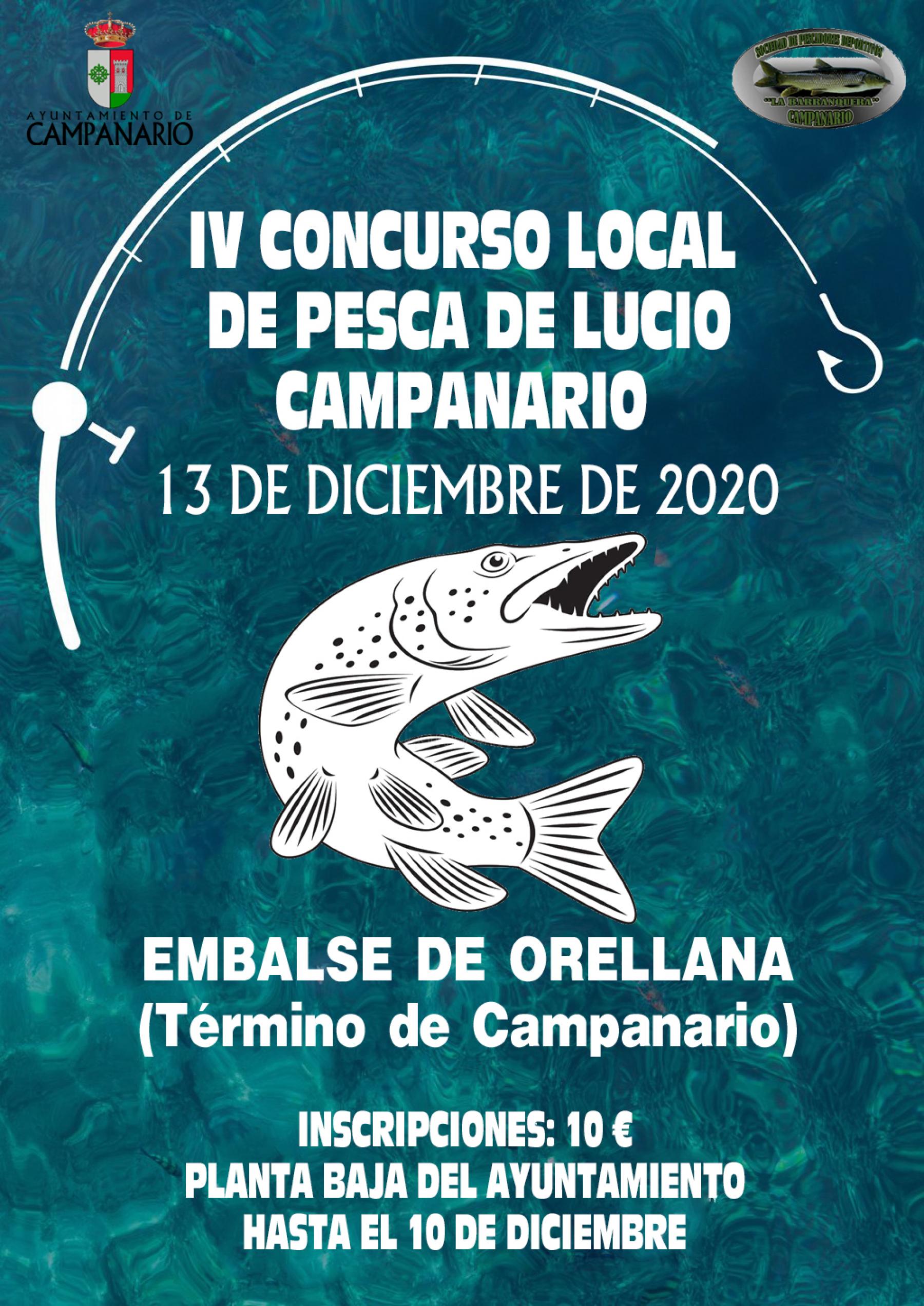 Concurso de pesca de lucio de Campanario 