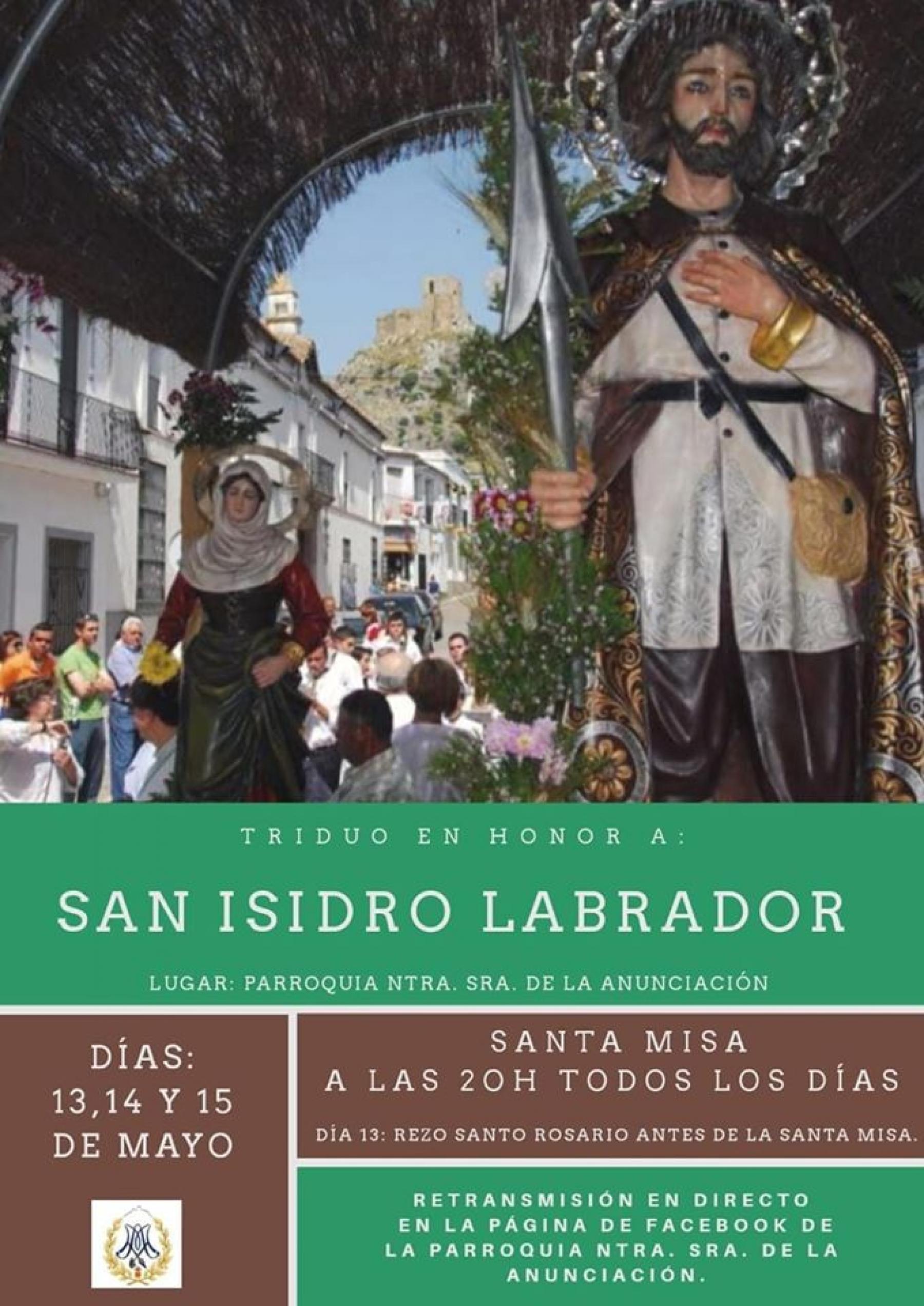 Triduo en honor a San Isidro Labrador
